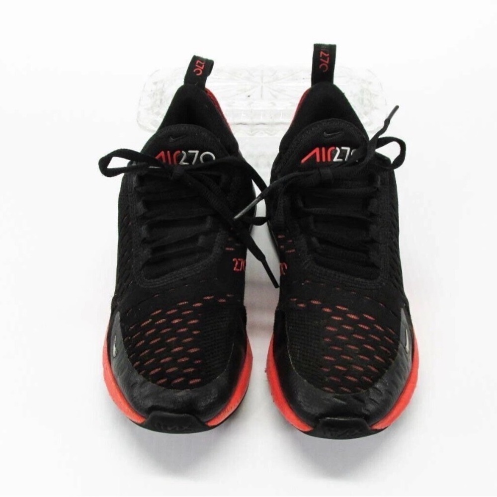 Nike Air Max 270 Black & Red Athletic Sneakers